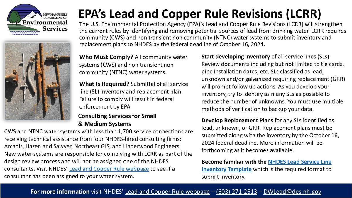 EPAS Lead &amp; Copper Rules Revision