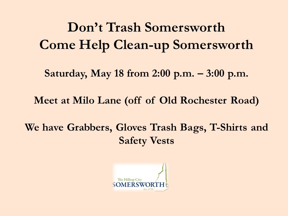 Come Clean-up Somersworth