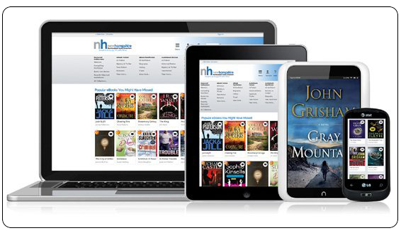Image of NH Downloadable Books on computer, tablet, and phone