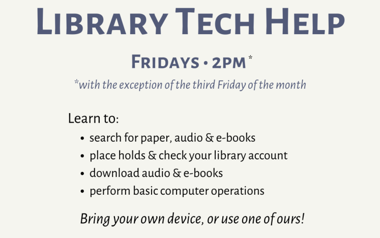 Library Tech Help